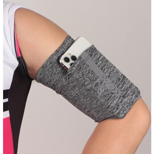 Mobile Phone Armband Cover Running Sports Armband Elastic Close-fitting Arm Bag Outdoor Climbing Large-capacity Wrist Container