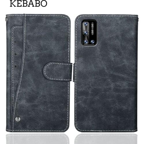 Luxury Wallet Doogee N40 Pro Case 6.52" Vintage Flip Leather Business Protective Cover For Doogee N40 Pro Case Phone Holder