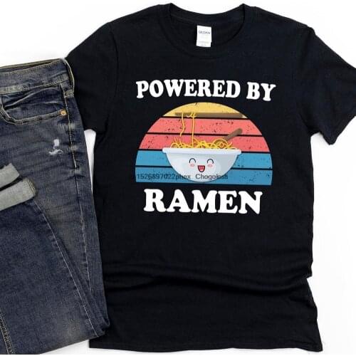 Ramen Noodles Shirt Funny Ramen Shirt Japanese Food Powered by Ramen Unisex T shirt