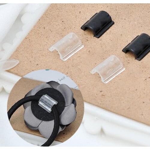 SANWOOD 100Pcs Women DIY Hair Band Buckle U Shape Bow Accessory Rubber Band headwear Tool 2020