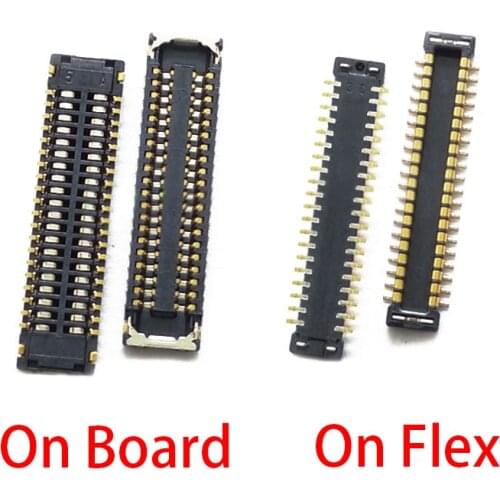 2pcs LCD Display Screen Flex FPC Connector For Xiaomi Redmi NOTE 5 Note5 Pro Note 6 Pro 6X A2 Lite M8 Lite Plug On Board 40pin