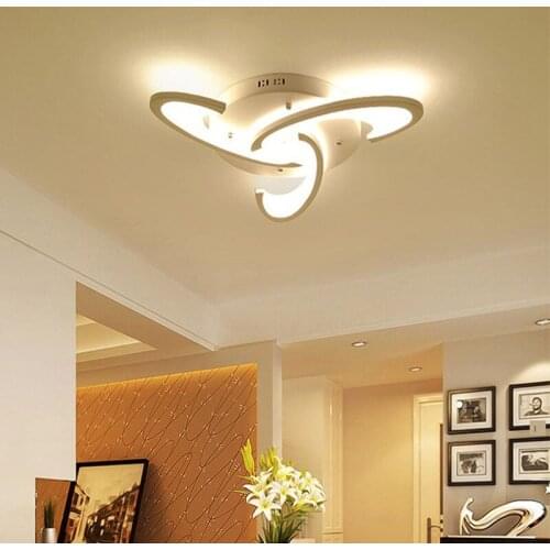Nordic modern minimalist living room bedroom LED ceiling lamp windmill hotel lamp APP intelligent ceiling lamp