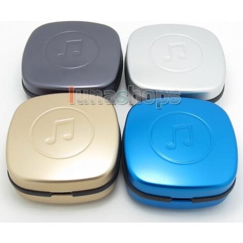 LN004372 Aluminium Alloy Earphone Headset Box bag For UE w40 Logitech Ultimate Ears TripleFi 10 TF10 Shure Westone Fitear