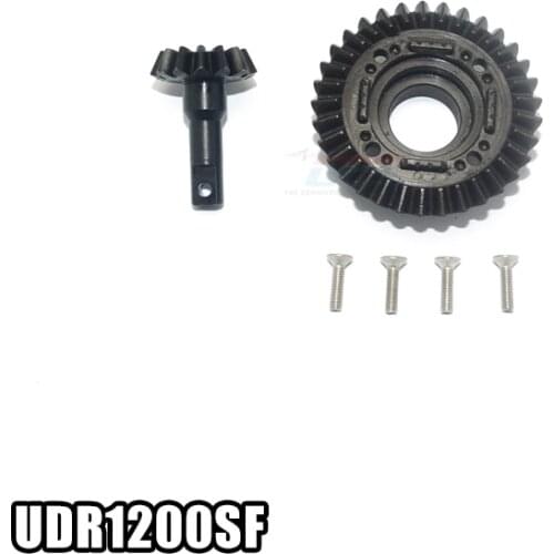 TRAXXAS 1/7 UDR 45# Hardened steel front/rear axle drive large and small bevel gear set gearbox gear #8578 8579