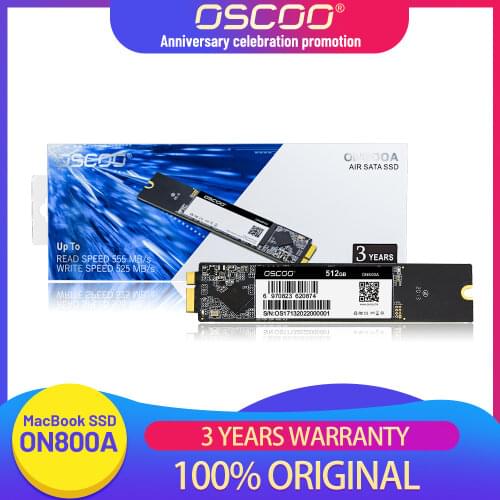 OSCOO Disco Duro SSD Hard Disk 1tb M2 SSD 512GB 256GB for 2010 2011 Macbook Apple Laptop