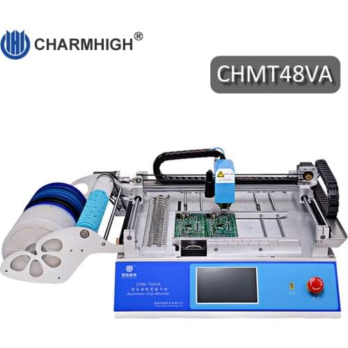 2 heads 29 Feeders 2 Vision Camera CHM-T48VA SMT Pick and Place Machine, chmt48va Small Batch prodcution, Prototyping