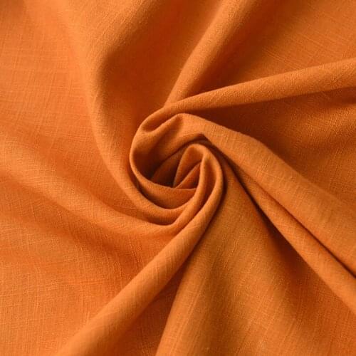 High quality viscose cotton and hemp material dark beige patchwork garment, gown, skirt and pants fabric