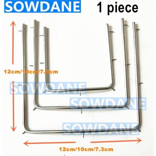 1 piece Dental Teeth Whitening Mouth opener Rubber Dam Latex Frame Tool Stainless Steel 10CM/12CM/7.3CM for selection