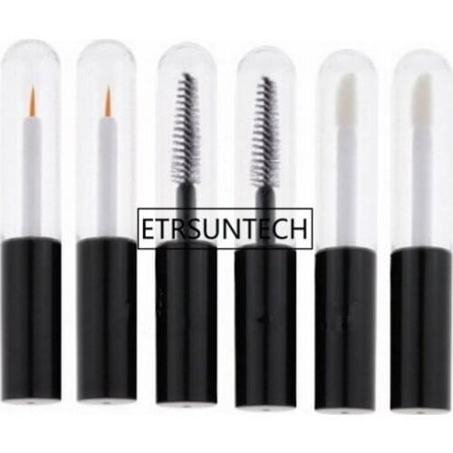 100pcs 4ml Portable Empty Tubes Eyeliner Lip Gloss Mascara Tubes Rubber Inserts Funnels For Refillable Bottles F2973