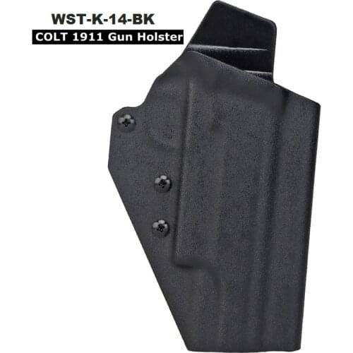 1911 Holster OWB Kydex Holster Fits: Colt Commander 1911 Gun Holster Outside Waistband Carry Pistol Case QLS Holster Platform