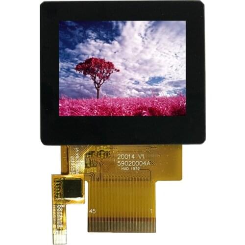 2.0 inch landscape 320*240, ILI9342C, 8 /9/16/18 bit MCU SPI+RGB interface IPS LCD with touch panel