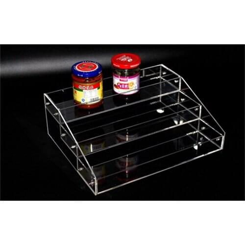 2 sets 10.5*25*50cm Acrylic cosmetics display box showing stand rack candy collection box holder rack
