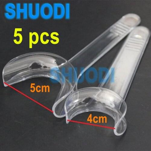 5 Pieces Dental Clear Orthodontic Lip Retractor Mouth Opener Photograghic T shape Dental Teeth Whitening Tool Oral Care