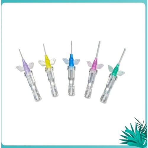 50pcs/lot Pet intravenous indwelling needle sterile packaging disposable indwelling needle 22G 24G
