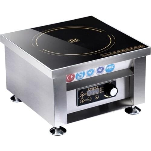 6000W Canteen Induction Cooker Commercial Big Power 220v Flat Electric Cooking Machine Timing heat preservation Waterproof Stove