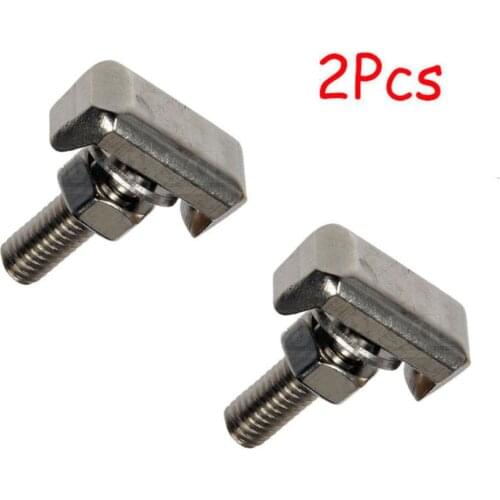 Brand New And High Quality 2*Battery Cable Terminal Connectors Car T-Bolt Replace 19116852 Stainless Steel