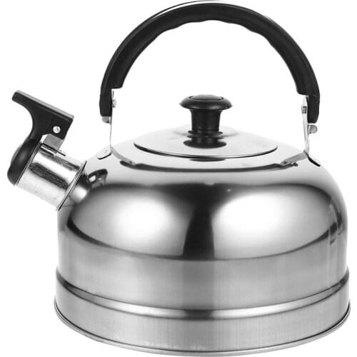 2/3/4L Stainless Steel Whistling Kettle Flat Bottom Water Kettle Teapot Kitchenware For Gas Stove Induction Cooker