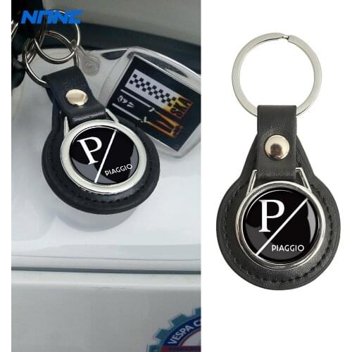 Motorcycle Keychain Key Ring Case for Piaggio Vespa Scooters Leader Motor Lx Lxv S Sport Sprint GTV GTS