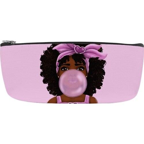 Black Afro Girl Magic Book Bags African School Bag Set For Kids Stylish Elementary Children American Backpacks