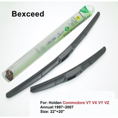 Hybrid Wiper Blade for Holden Commodore VT VX VY VZ 22"+20"Bexceed Car Windscreen Windshield 1997 1998 1999 2000 2001 2002 2007