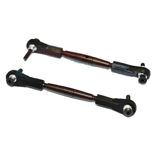 GPM SPRING STEEL STEERING ANTI-THREAD TIE ROD WITH BLACK PLASTIC ENDS For AXIAL YETI SCORE AX90068 RC Upgrade