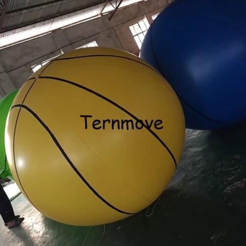 Inflatable basketball balloon for advertising with logo football soccer sports Rugby Baseball giant advertising ground Balloon