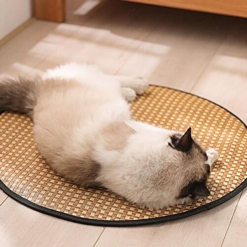 New Cat Mat Pet Cooling Summer Pad For Small Dogs Cats Blanket Sofa Breathable Cool Mat Washable Reusable Pet Sleeping Bed Mats