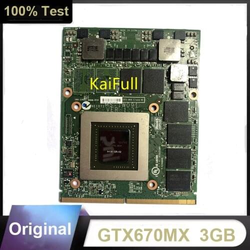 Original GTX670MX GTX 670MX Graphics Video Card VGA For MSI GT60 GT683 GT70 MS-1762 MS-1W091 GDDR5 N13E-GR-A2 Display Card