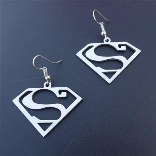Stainless Steel S Earrings Dangle Jewelry For Women Girls Wholesale 12 Pairs / Lot