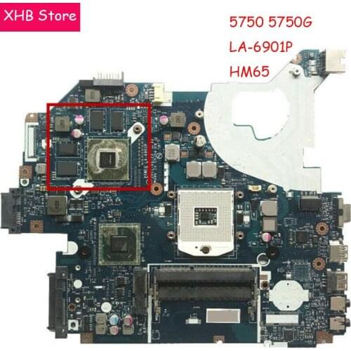 PE5WE0 LA-6901P For Acer 5750 5750G 5755 5755G laptop motherboard HM65 GPU onboard tested