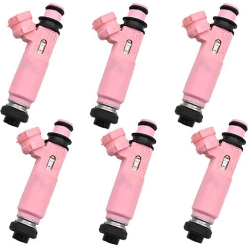 6pcs 23250-0A020 23250-20030 Fuel injector for Toyota LEXUS Solara Highlander Sienna Camry RX400H RX300 ES300 3.3L 3.0L V6