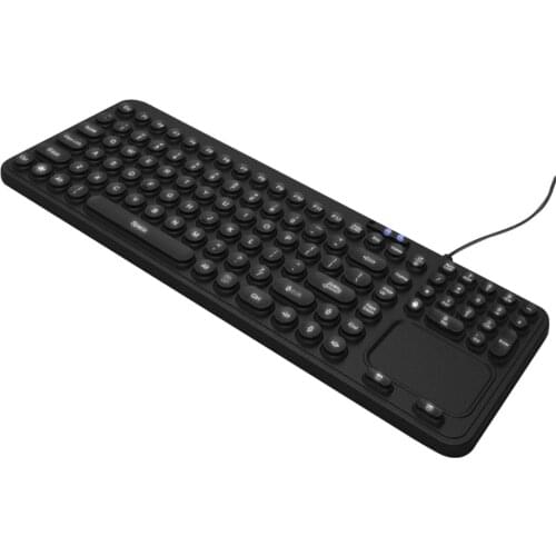 Ultrathin Backlight Waterproof Dustproof Keyboard With Touch Pad For Win/Mac/Ios/Linux Medical Equipment Industrial Facilities