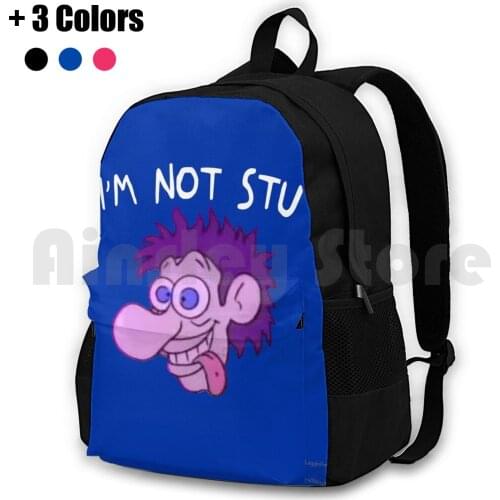 I'M Not Stu! Outdoor Hiking Backpack Riding Climbing Sports Bag Reptar Angelica Phil Lil Chuckie Pickles Chuckie Finster 90S