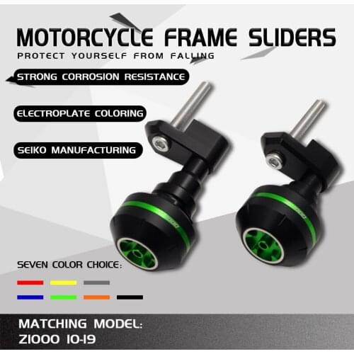 Frame Slider Crash Protector For NINJA Z1000 2010-2019 11 12 13 14 15 16 17 18 Motorcycle Accessories Bobbins Falling Protection