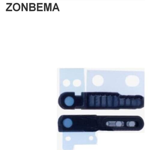 ZONBEMA 10pcs/lot Original New dock Anti Dust-Proof Grill Mesh Net With Rubber Gasket Adhesive Glue For iPhone 7 4.7"