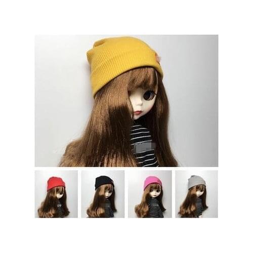 1/6 Fashion Doll Hat for Blyth Doll Clothing Casual Knitted Hat for Pullip 30cm doll accessories