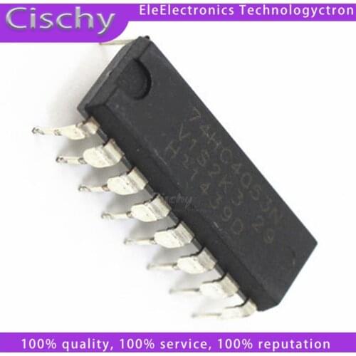 10pcs SN74HC4053N SN74HC4053 74HC4053 DIP-16 In Stock