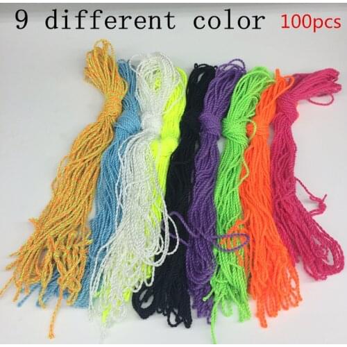 New Arrive 100 Pcs/set Yoyo Strings Professional YOYO Ropes Toys Nylon Yo-Yo 9 colors Children Gifts Classic Toys Free shippin