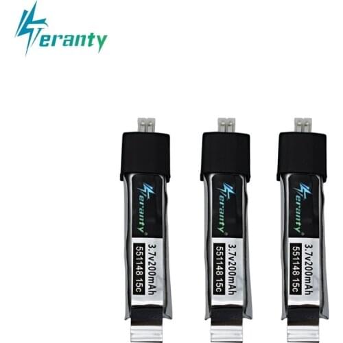 3pcs/sets for WLToys V911 F929 F939 battery 2.00mm Plug RC Helicopter Parts 3.7V 200mAh Battery For WLToys lipo batterty 551148