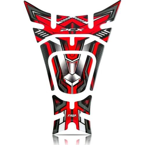 5D Carbon Fiber Motorcycle Stickers Tank Pad Protector Decals Accessories For Honda Pcx125 Pcx150 Pcx 125 150 2018 2019 2020