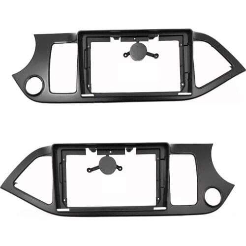 9INCH Car IPS Touch Screen Radio Fascia Navigation Player GPS Plastic Installation Frame For Kia Picanto Morning 2011