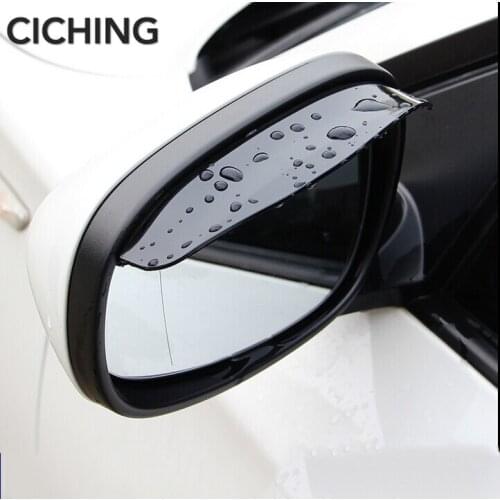 Car styling rearview mirror rain eyebrow stickers FOR Chevrolet Cruze Aveo Captiva Lacetti Mazda 3 6 2 Nissan Juke accessories
