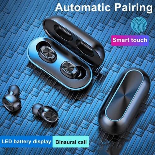 B5 Bluetooth 5.0 Wireless TWS Phone Earphones Stereo Sport Earbuds
