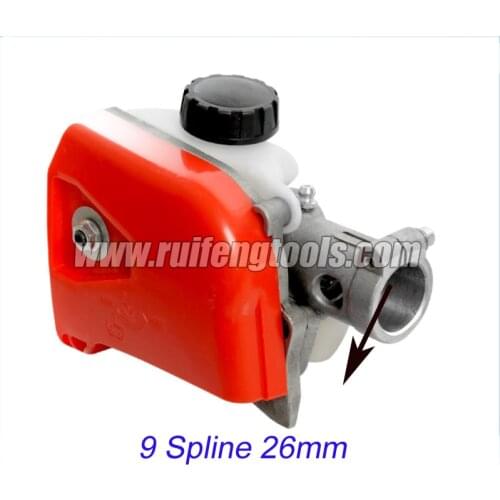 Long Reach Chain Saw Pole Chainsaw Pruner Brush Cutter Hedge Trimmer gear box 26mm-9 SPLINE