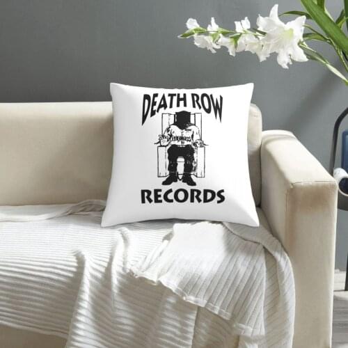 Death Row Records Black pillowcase printed cushion cover sofa waist pillow pillow cover