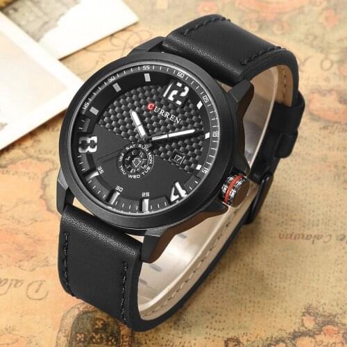 CURREN Casual Men Sports Watches Analog Military Watch Men Quartz Male Wristwatches Relogio Masculino Montre Homme