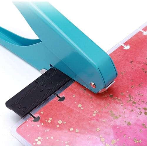Notebook Loose-leaf T-type Punchers Mushroom Hole Manual Punching Machine Scrapbook DIY Paper Cutter Office Binding Hole Punch