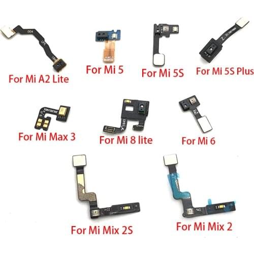 For Xiaomi Mi 5 5S Plus 6 8 A2 Lite Max 3 Mix 2 2S Proximity Light Sensor Flex Cable Distance Sensing Connector
