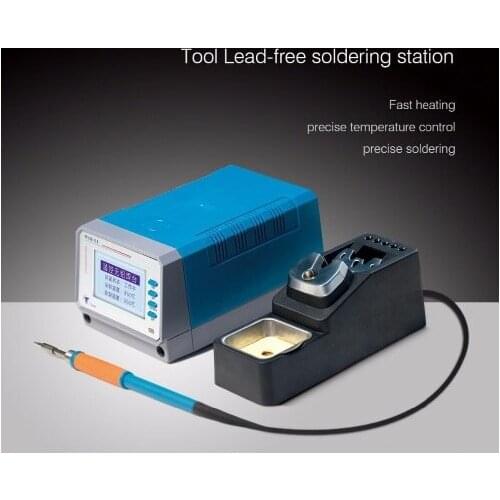 75W EU Plug TOOL T12-11 Digital Lead Free Soldering Station Iron Temperature Control Welding iron for BGA Rework