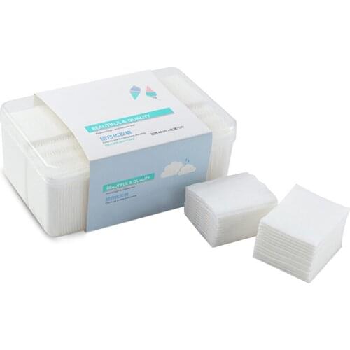 Cosmetics Disposable Wipes Nail Polish Remover Pads Cleansing Facial Wipes Nonwoven Cotton Pads